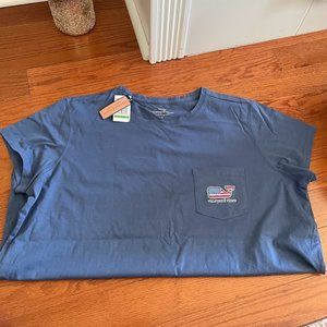 Vineyard Vines Boy Flag Shirt NWT